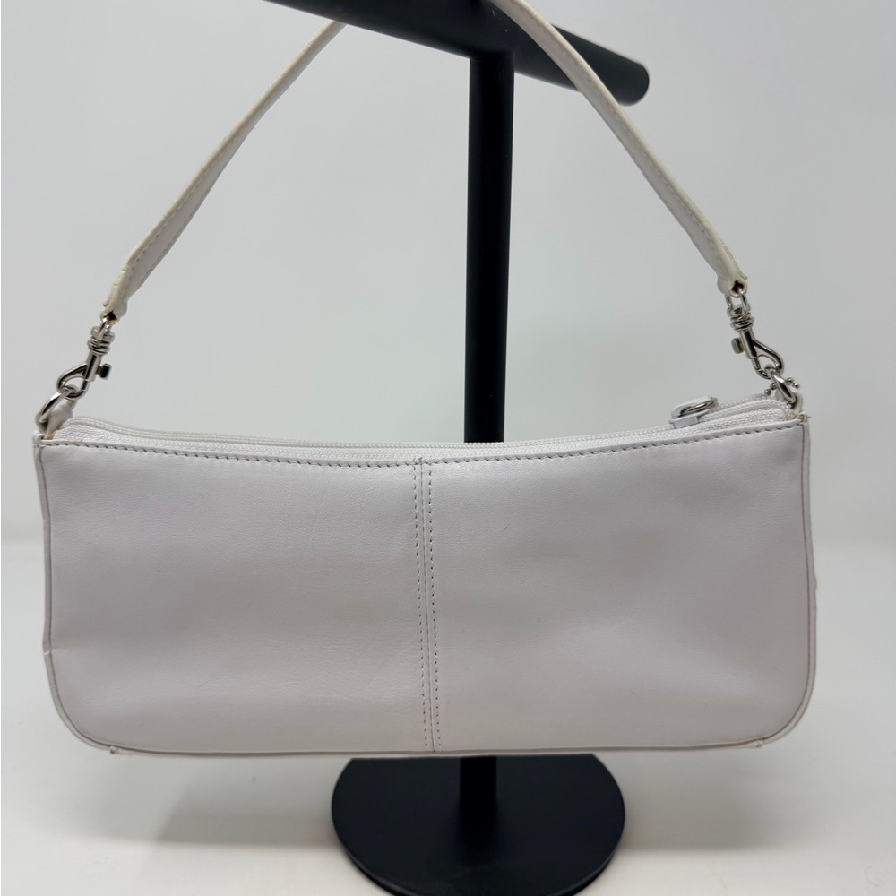 Giani Bernini Classic White Shoulder Bag